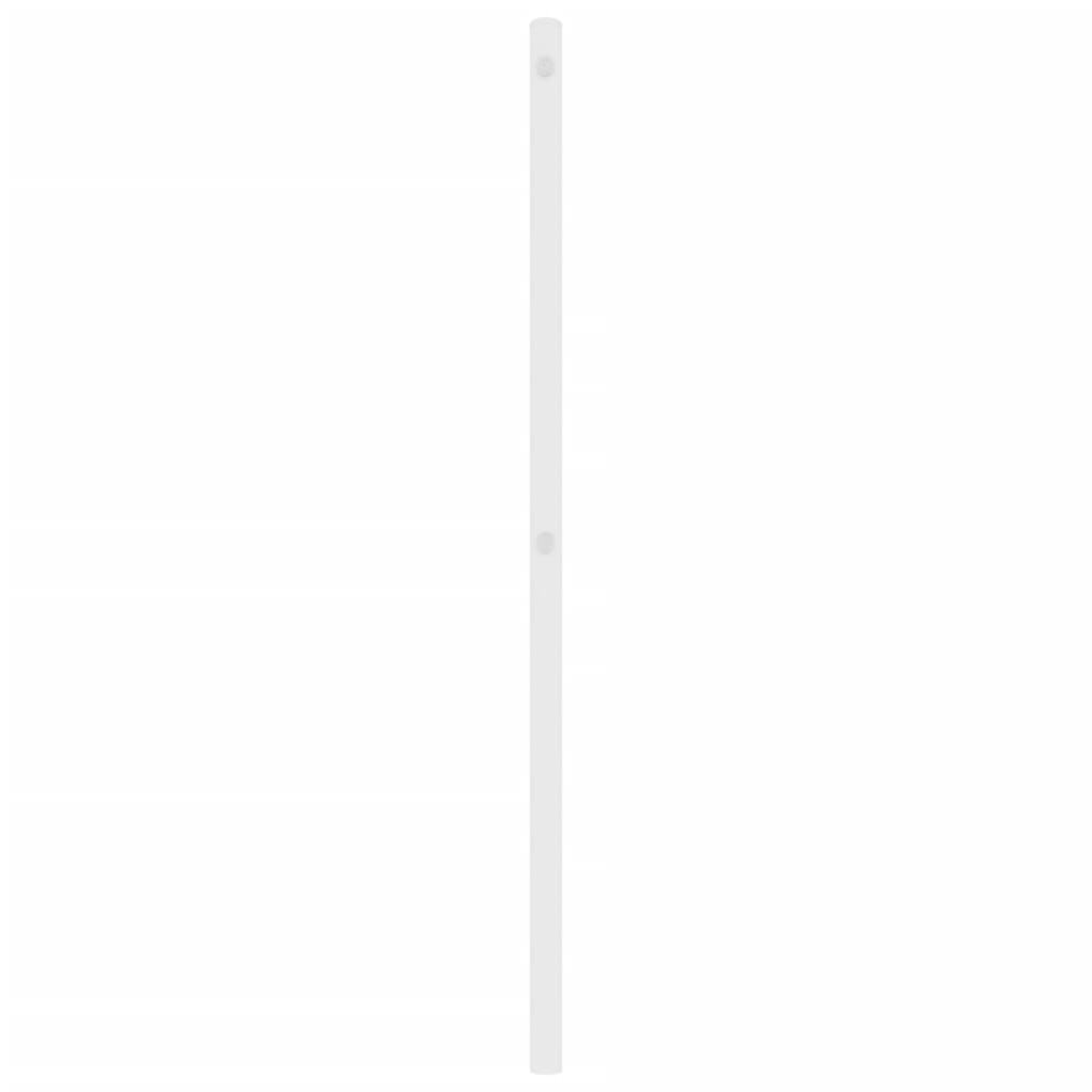 vidaXL Tăblie de pat metalică, alb, 160 cm