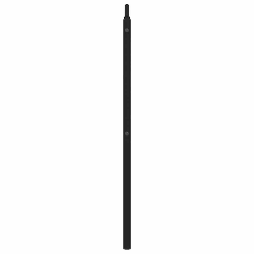 vidaXL Tăblie de pat metalică, negru, 135 cm vidaXL Tăblie de pat metalică, negru, 135 cm