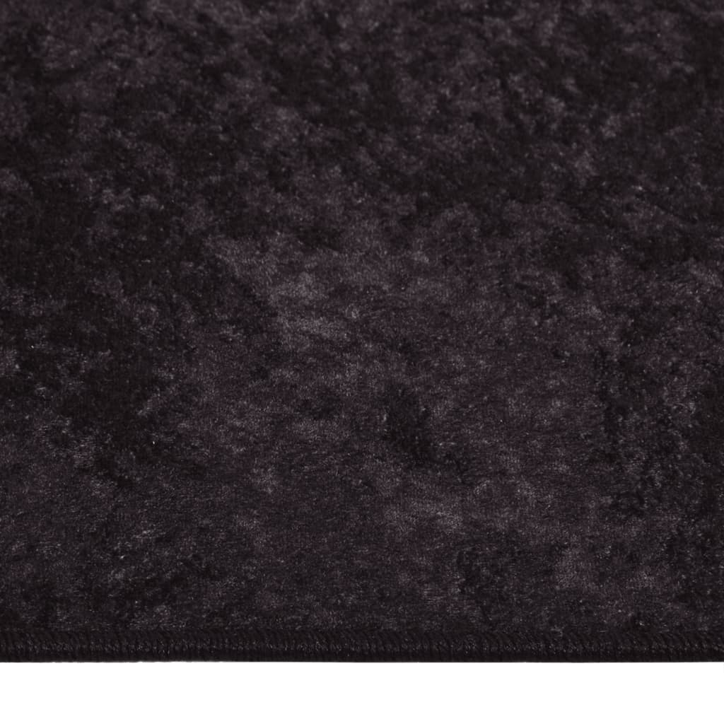 vidaXL Covor lavabil, antracit, 120x170 cm, anti-alunecare