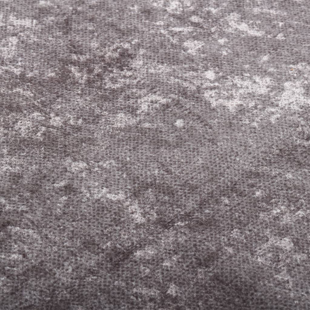 vidaXL Covor lavabil, gri, 150x230 cm, antiderapant