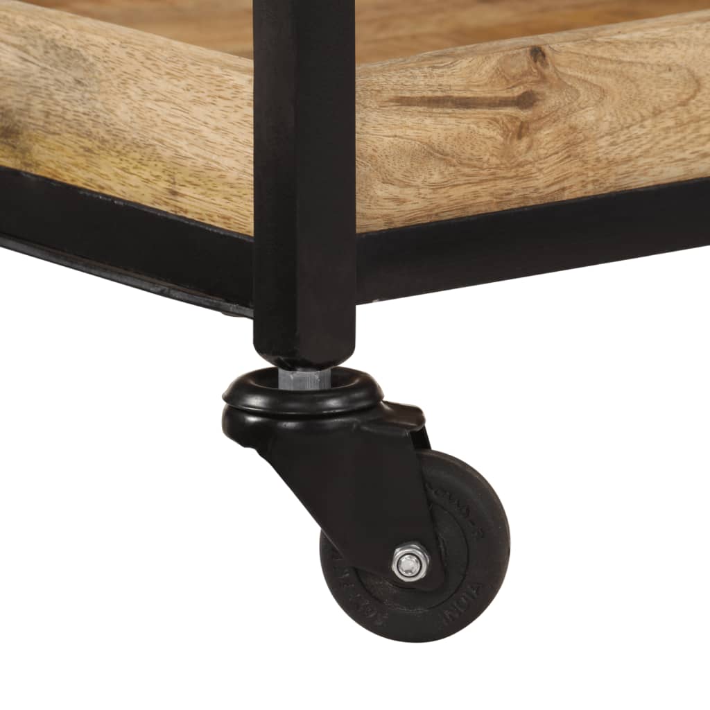 vidaXL Cărucior de bucătărie, 60x40x80 cm, lemn masiv de mango brut