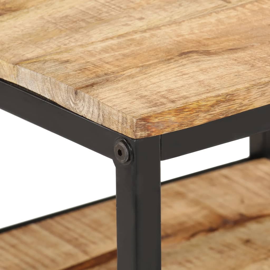 vidaXL Măsuță de cafea, 55x55x45 cm, lemn masiv de mango brut