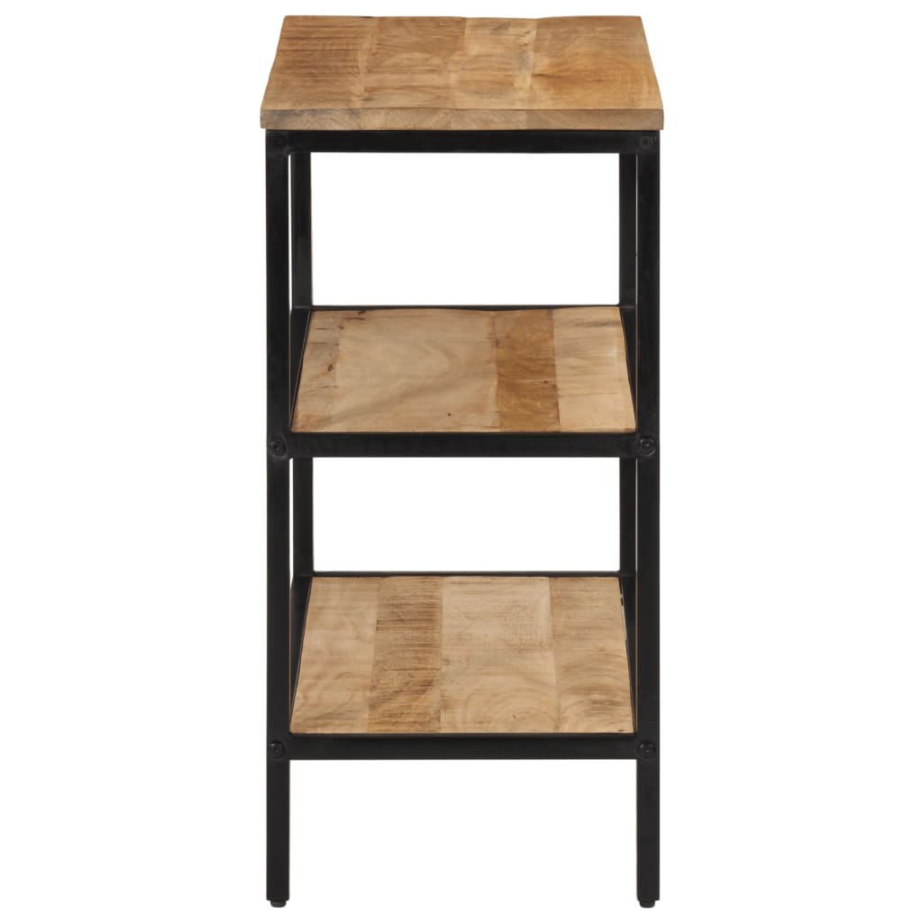 vidaXL Masă consolă, 70x35x70 cm, lemn masiv de mango brut