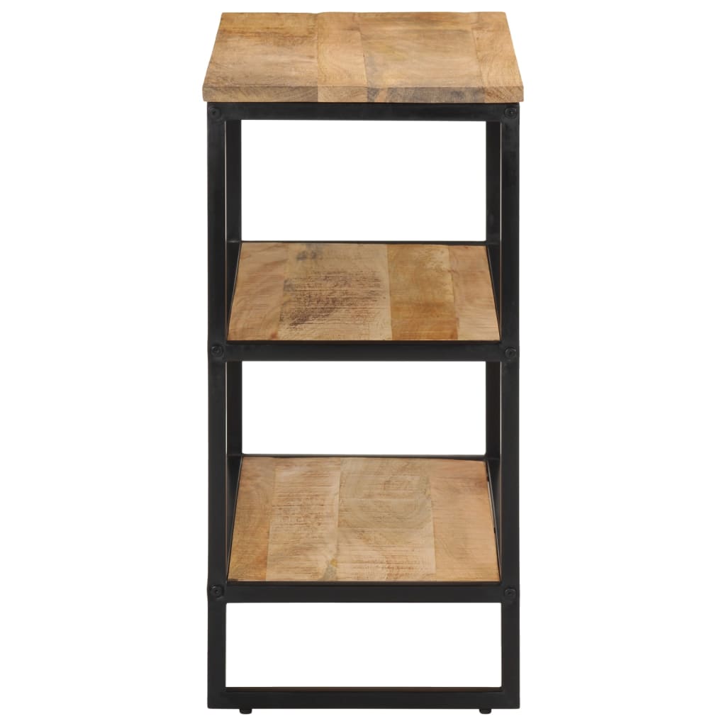 vidaXL Masă consolă, 70x35x70 cm, lemn masiv de mango brut