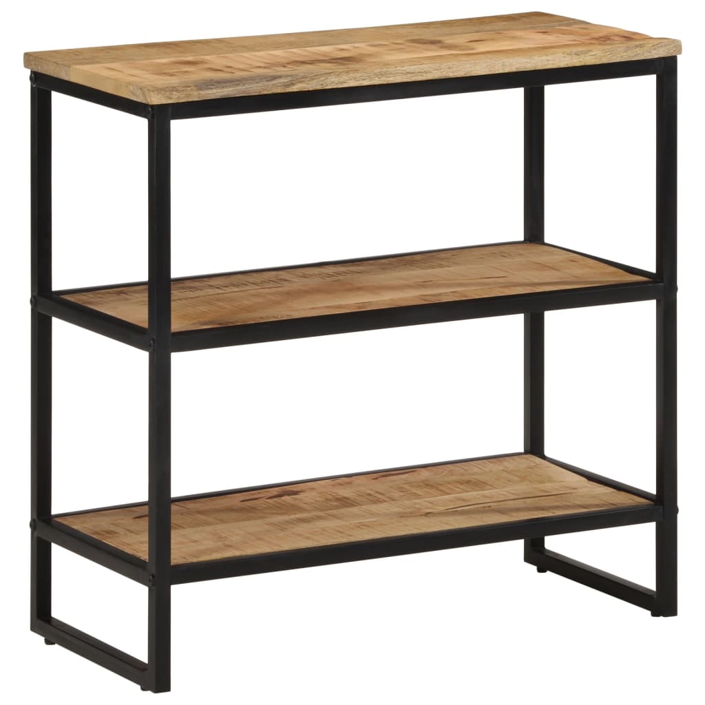 vidaXL Masă consolă, 70x35x70 cm, lemn masiv de mango brut