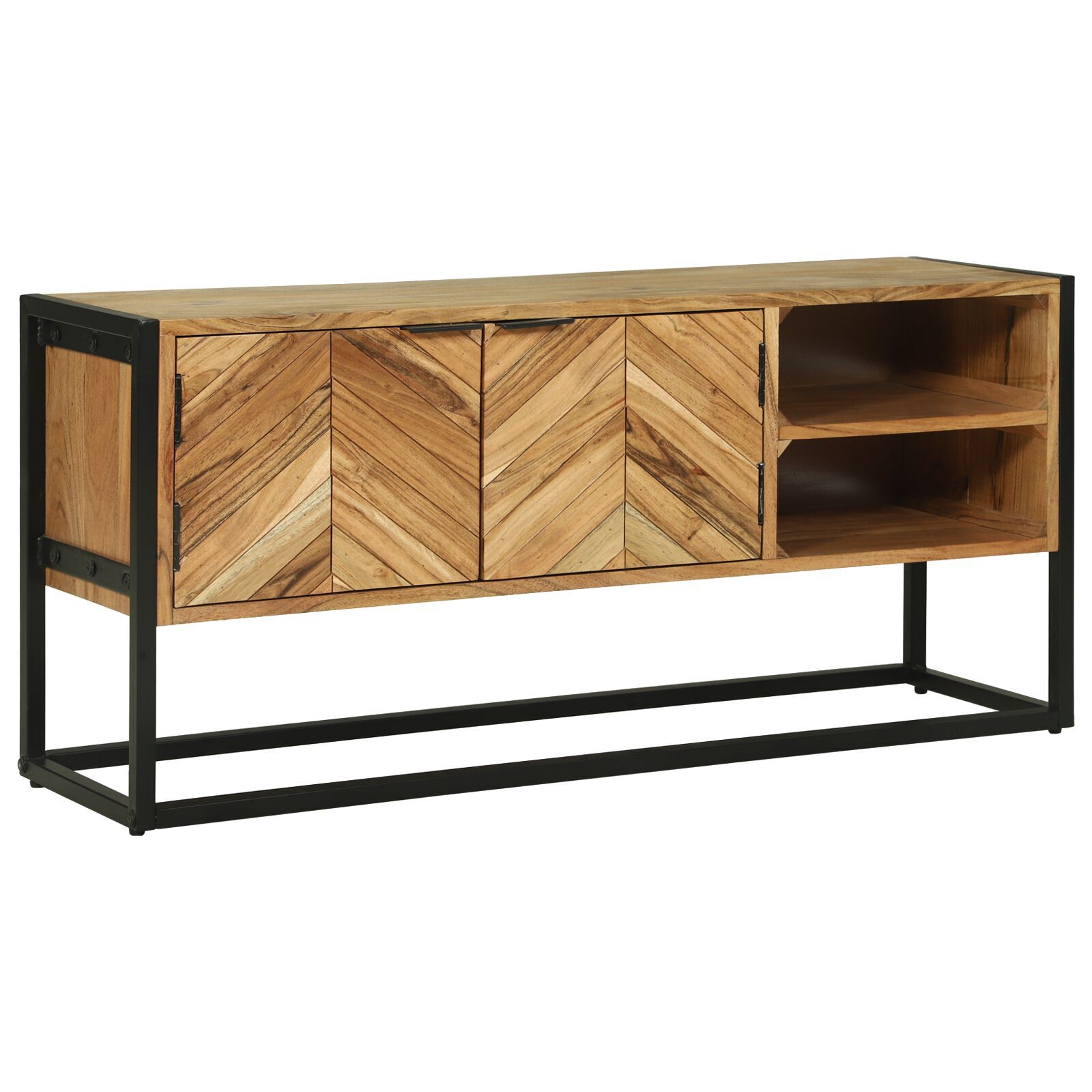 vidaXL Centrala TV 110x30x50 cm Lemn masiv de acacia vidaXL Centrala TV 110x30x50 cm Lemn masiv de acacia