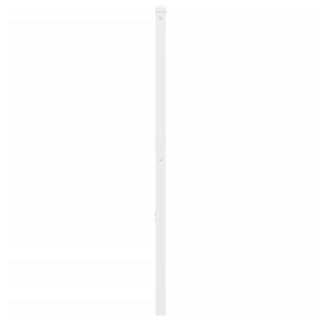 vidaXL Tăblie de pat metalică, alb, 200 cm vidaXL Tăblie de pat metalică, alb, 200 cm