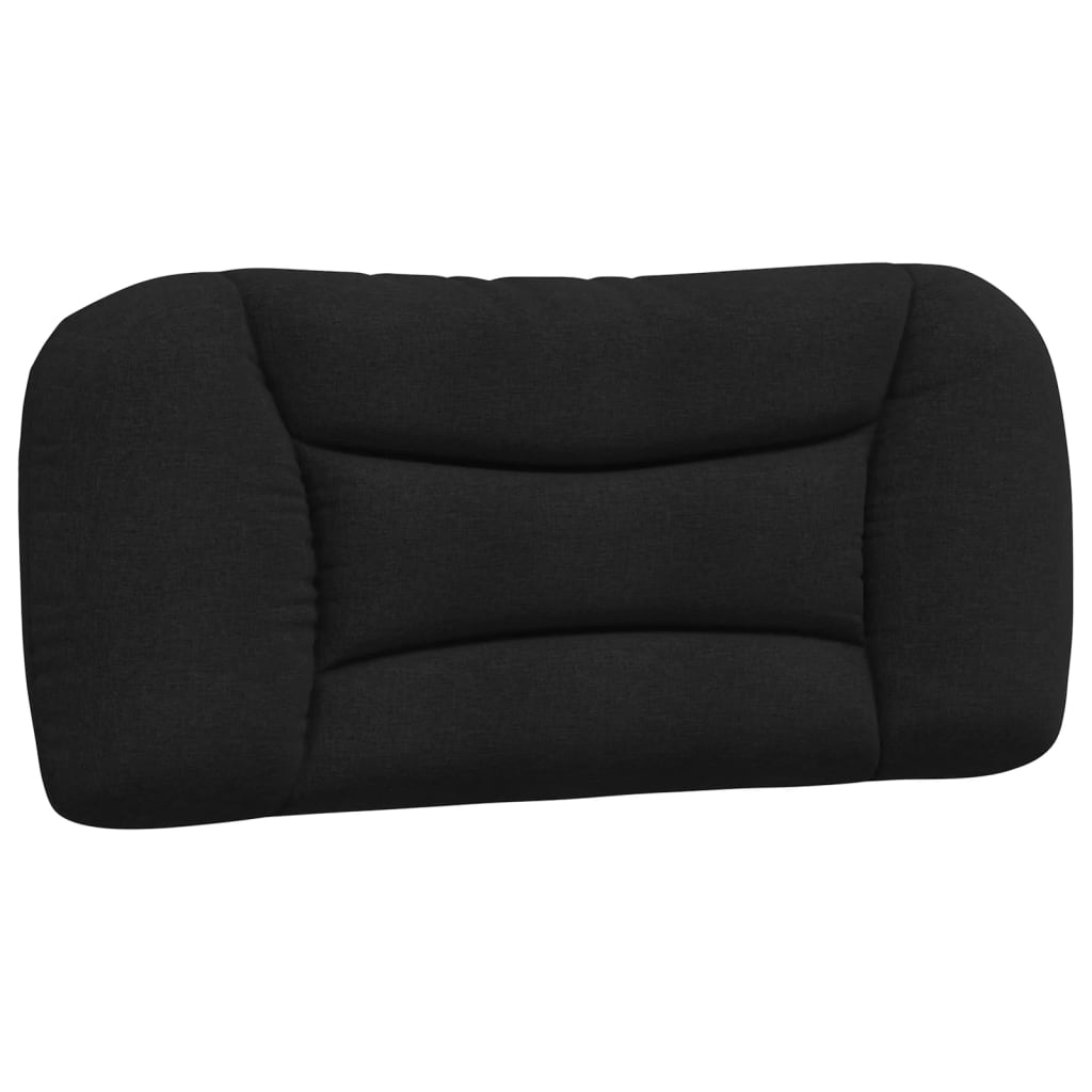 vidaXL Pernă pentru tăblie de pat, negru, 80 cm, material textil