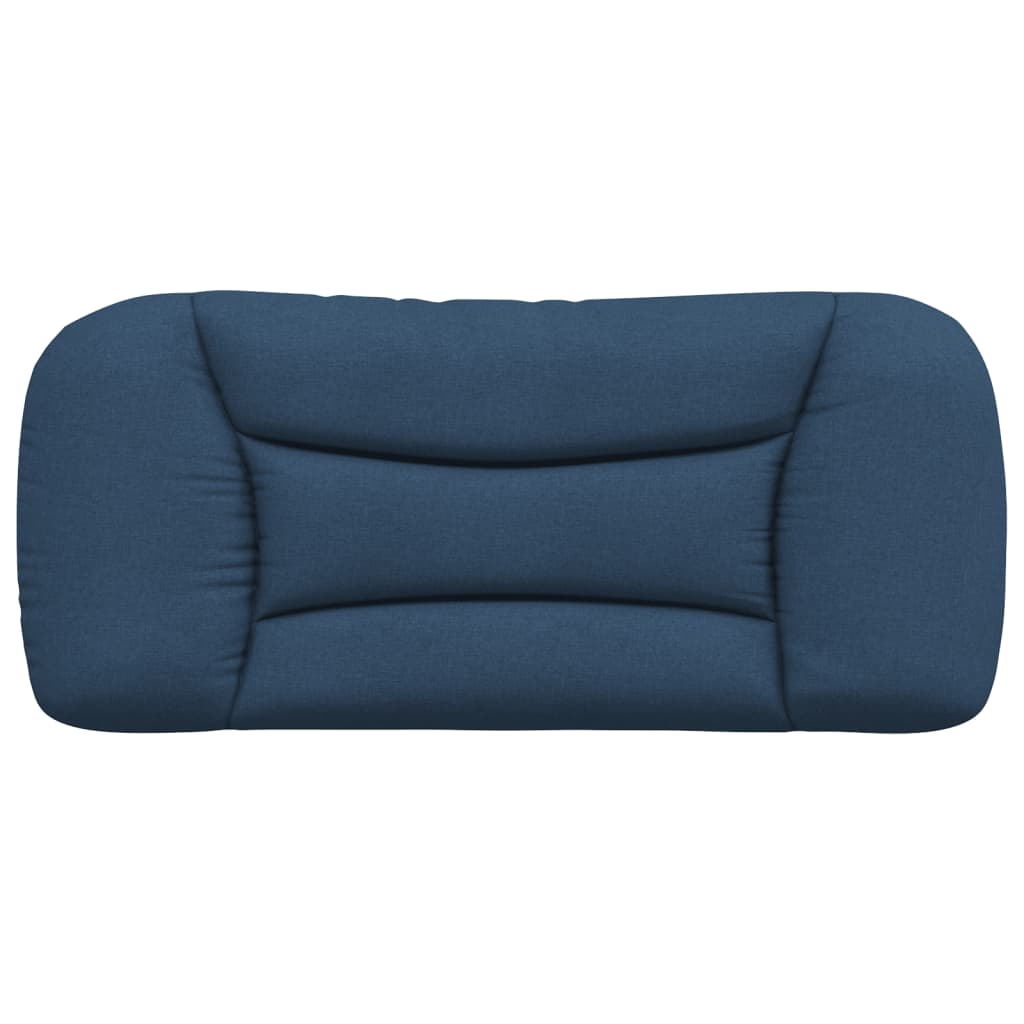 vidaXL Pernă pentru tăblie de pat, albastru, 80 cm, material textil vidaXL Pernă pentru tăblie de pat, albastru, 80 cm, material textil
