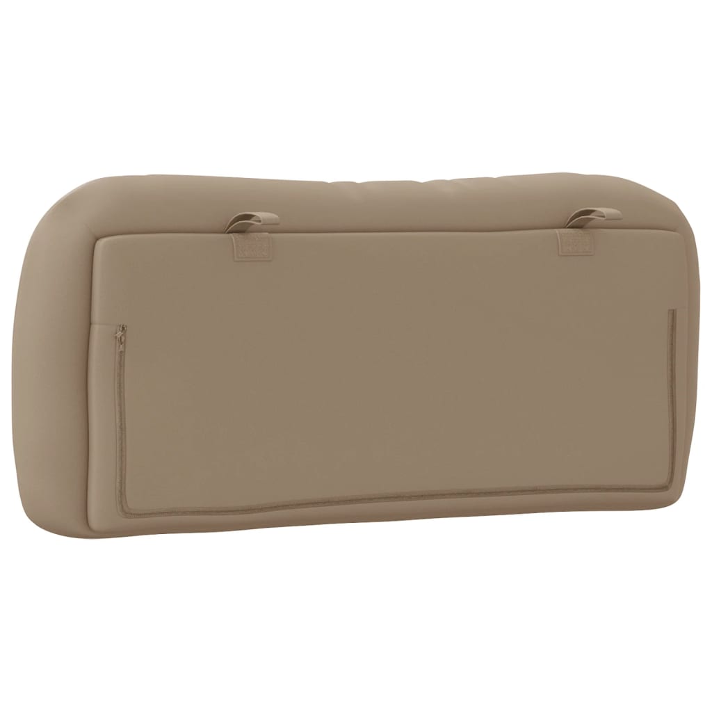 vidaXL Pernă pentru tăblie pat, Hvar, cappuccino, 80 cm, piele artificială