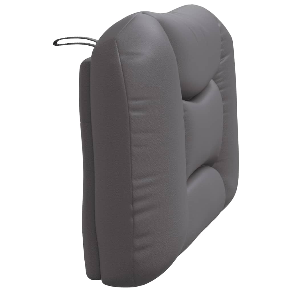 vidaXL Pernă pentru tăblie, Hvar, gri, 90 cm, piele artificială