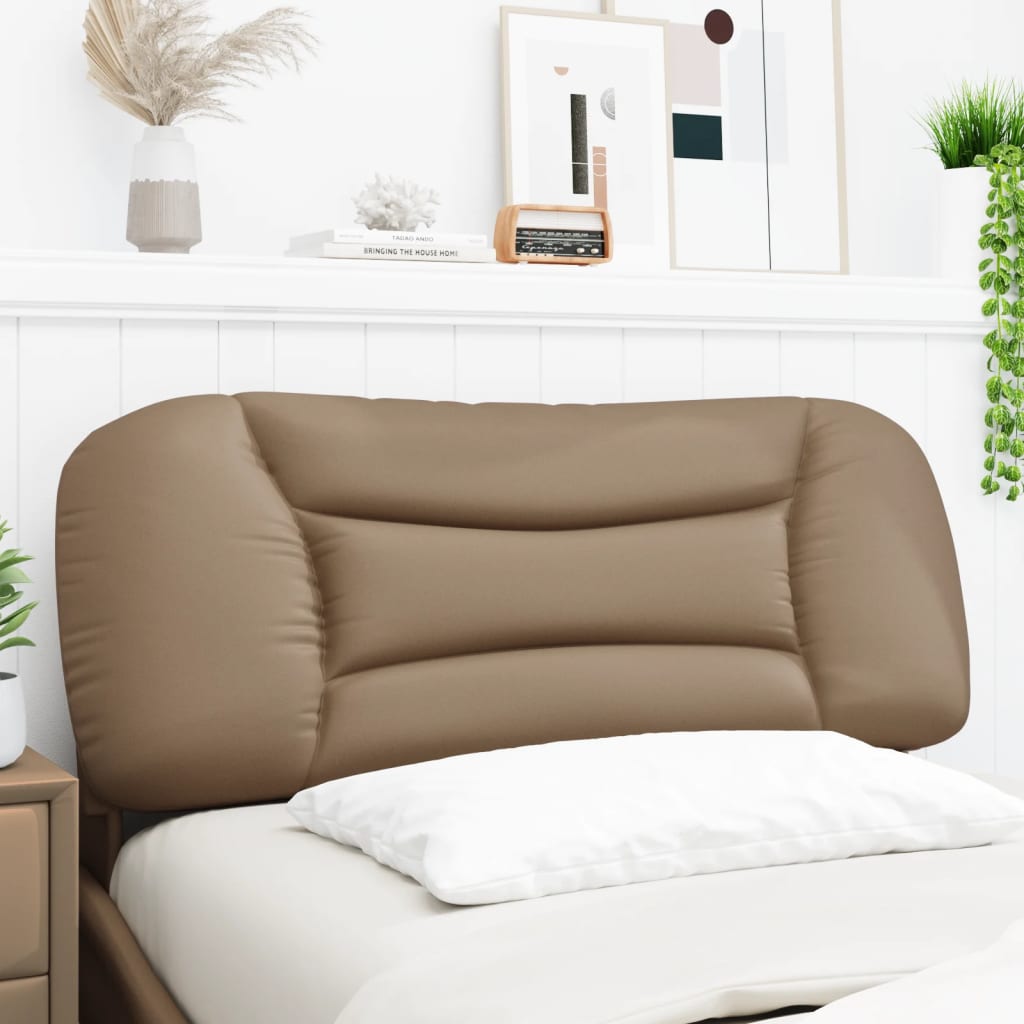 vidaXL Pernă pentru tăblie pat, cappuccino, 100 cm, piele artificială