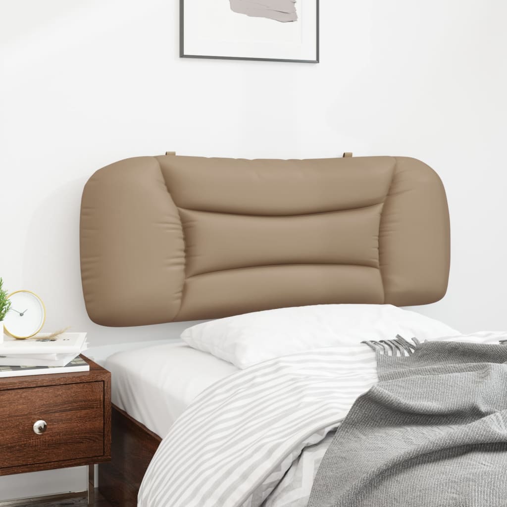 vidaXL Pernă pentru tăblie pat, cappuccino, 100 cm, piele artificială