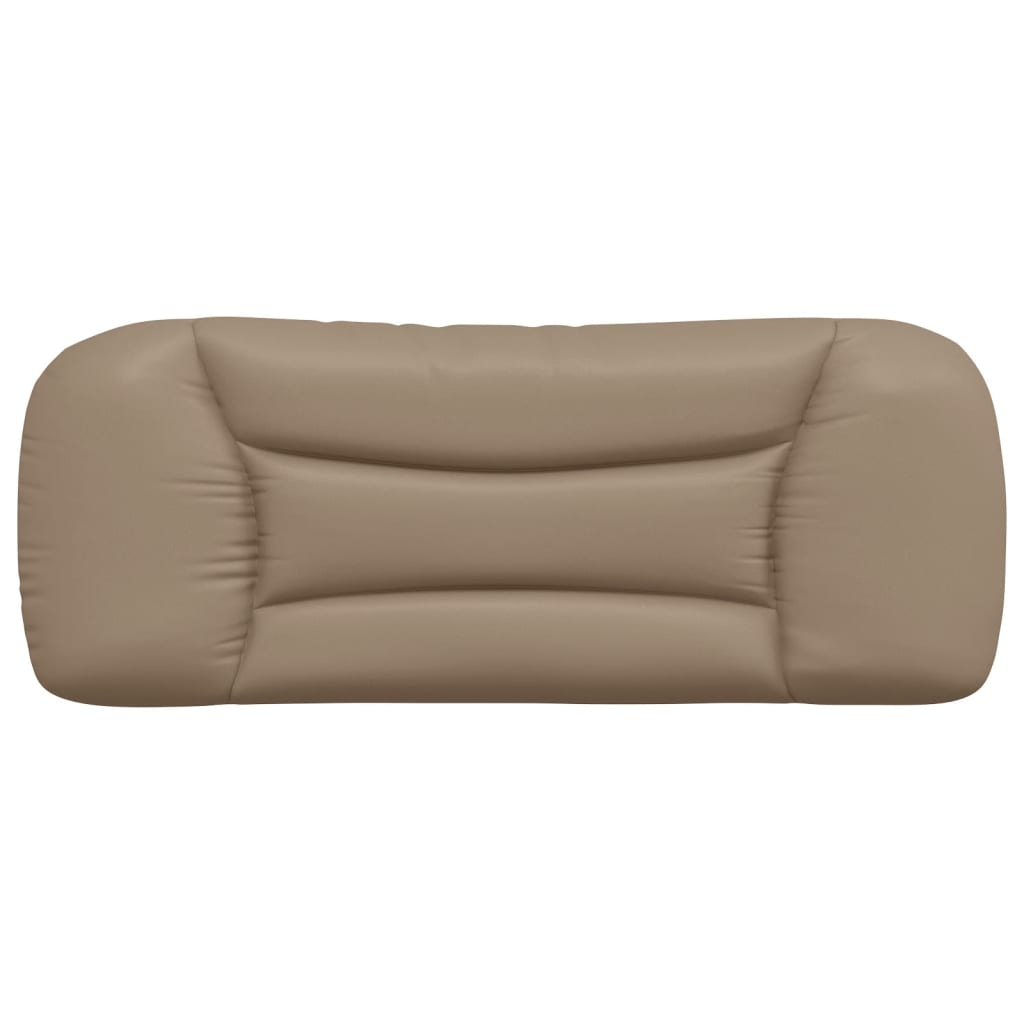 vidaXL Pernă pentru tăblie pat, cappuccino, 100 cm, piele artificială
