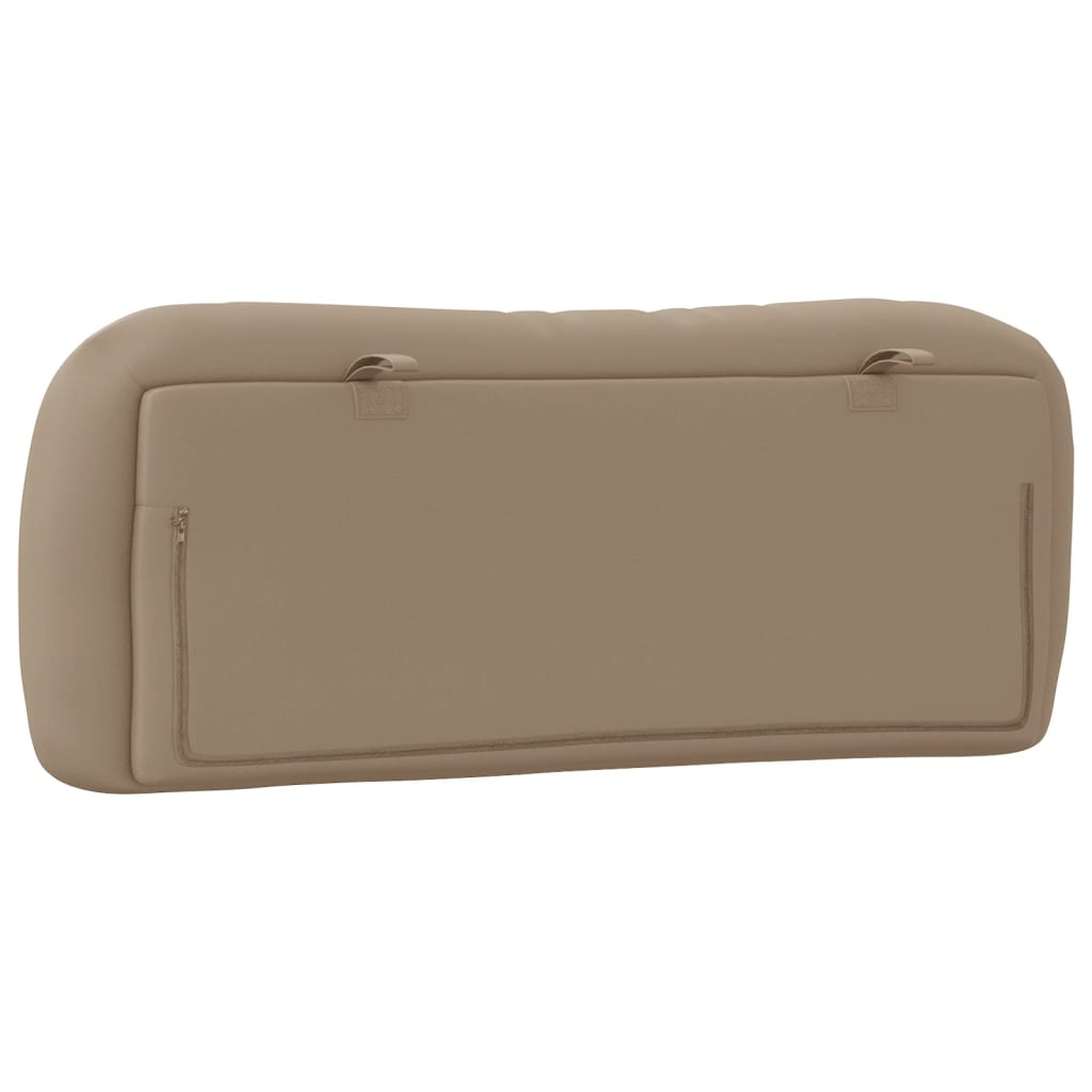 vidaXL Pernă pentru tăblie pat, cappuccino, 100 cm, piele artificială