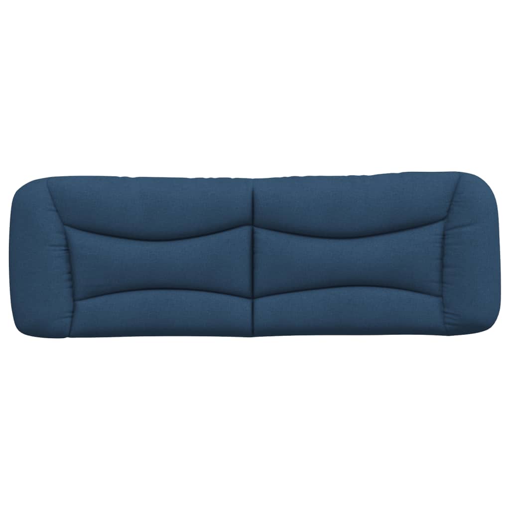 vidaXL Pernă pentru tăblie de pat, albastru, 160 cm, material textil vidaXL Pernă pentru tăblie de pat, albastru, 160 cm, material textil