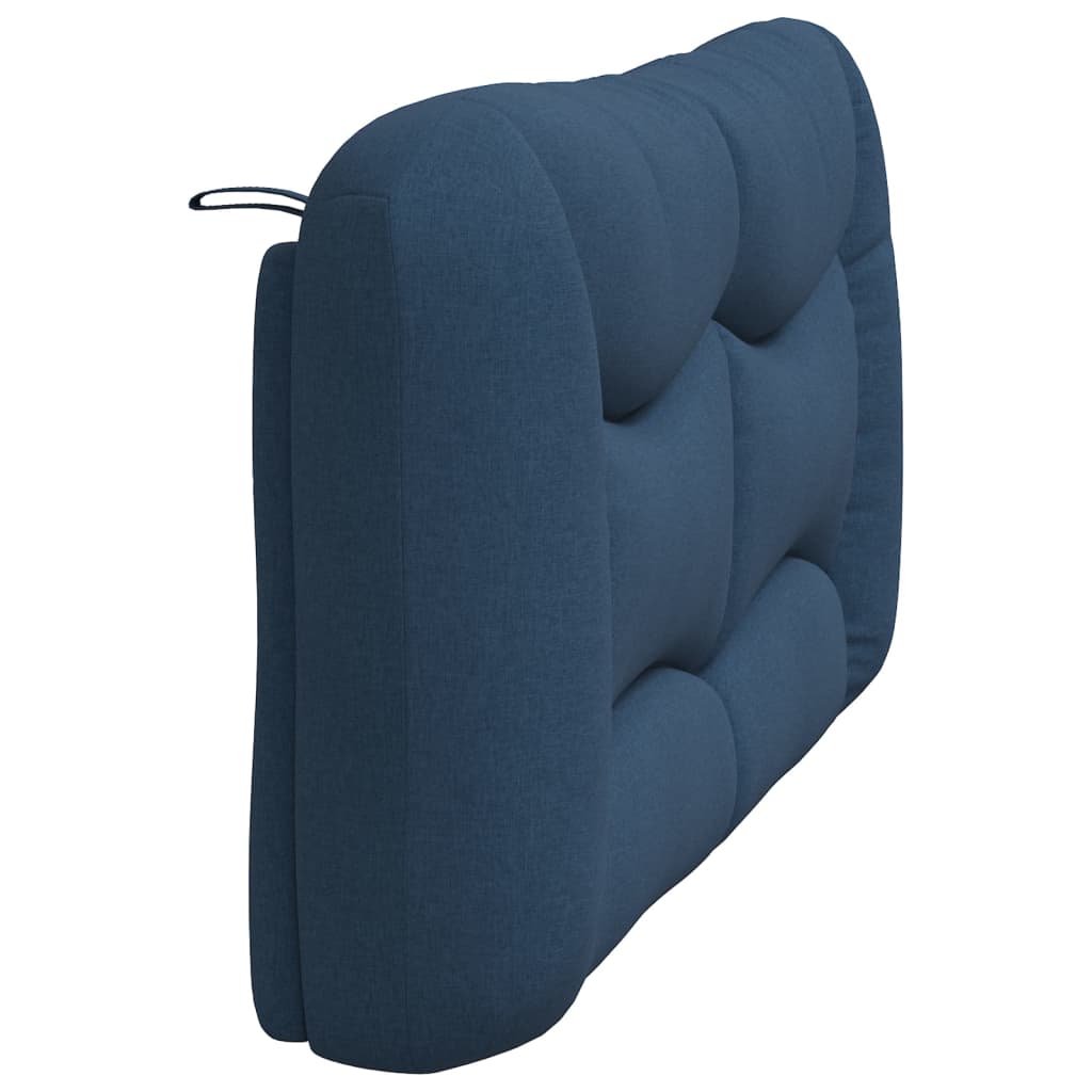 vidaXL Pernă pentru tăblie de pat, albastru, 160 cm, material textil vidaXL Pernă pentru tăblie de pat, albastru, 160 cm, material textil