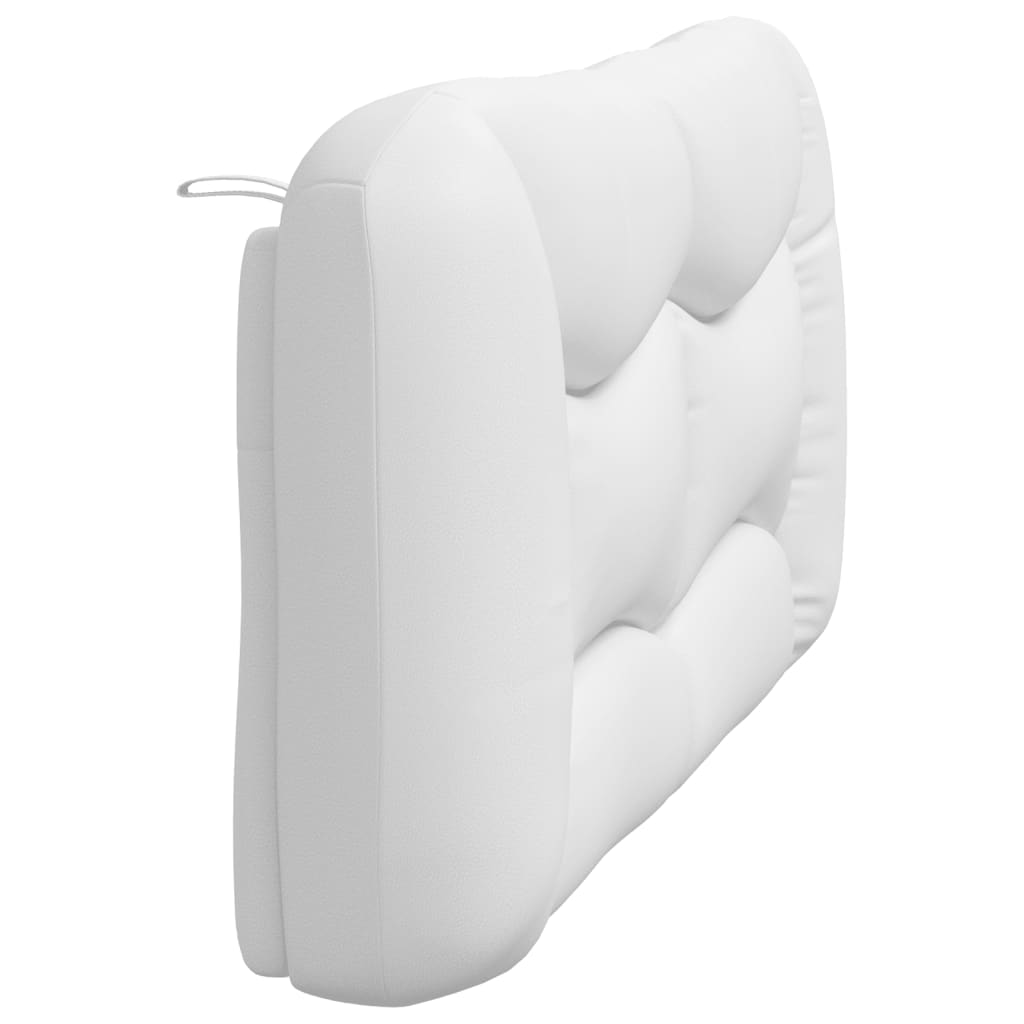 vidaXL Pernă pentru tăblie pat, alb, 160 cm, piele artificială
