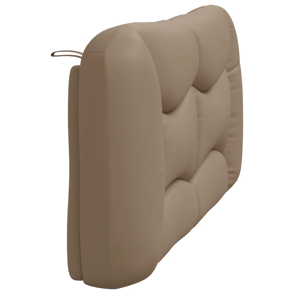 vidaXL Pernă pentru tăblie pat, cappuccino, 160 cm, piele artificială vidaXL Pernă pentru tăblie pat, cappuccino, 160 cm, piele artificială
