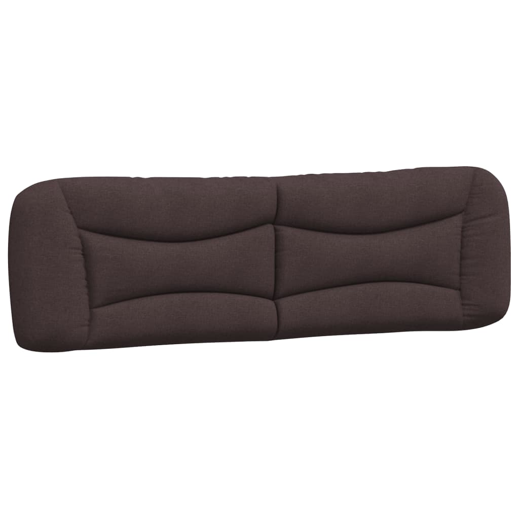 vidaXL Pernă pentru tăblie de pat maro închis, 180 cm, material textil vidaXL Pernă pentru tăblie de pat maro închis, 180 cm, material textil