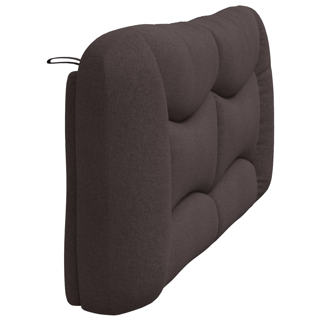 vidaXL Pernă pentru tăblie de pat maro închis, 180 cm, material textil vidaXL Pernă pentru tăblie de pat maro închis, 180 cm, material textil