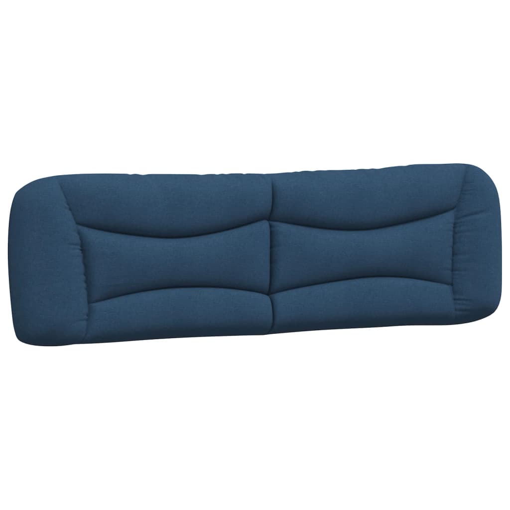 vidaXL Pernă pentru tăblie de pat, albastru, 180 cm, material textil vidaXL Pernă pentru tăblie de pat, albastru, 180 cm, material textil