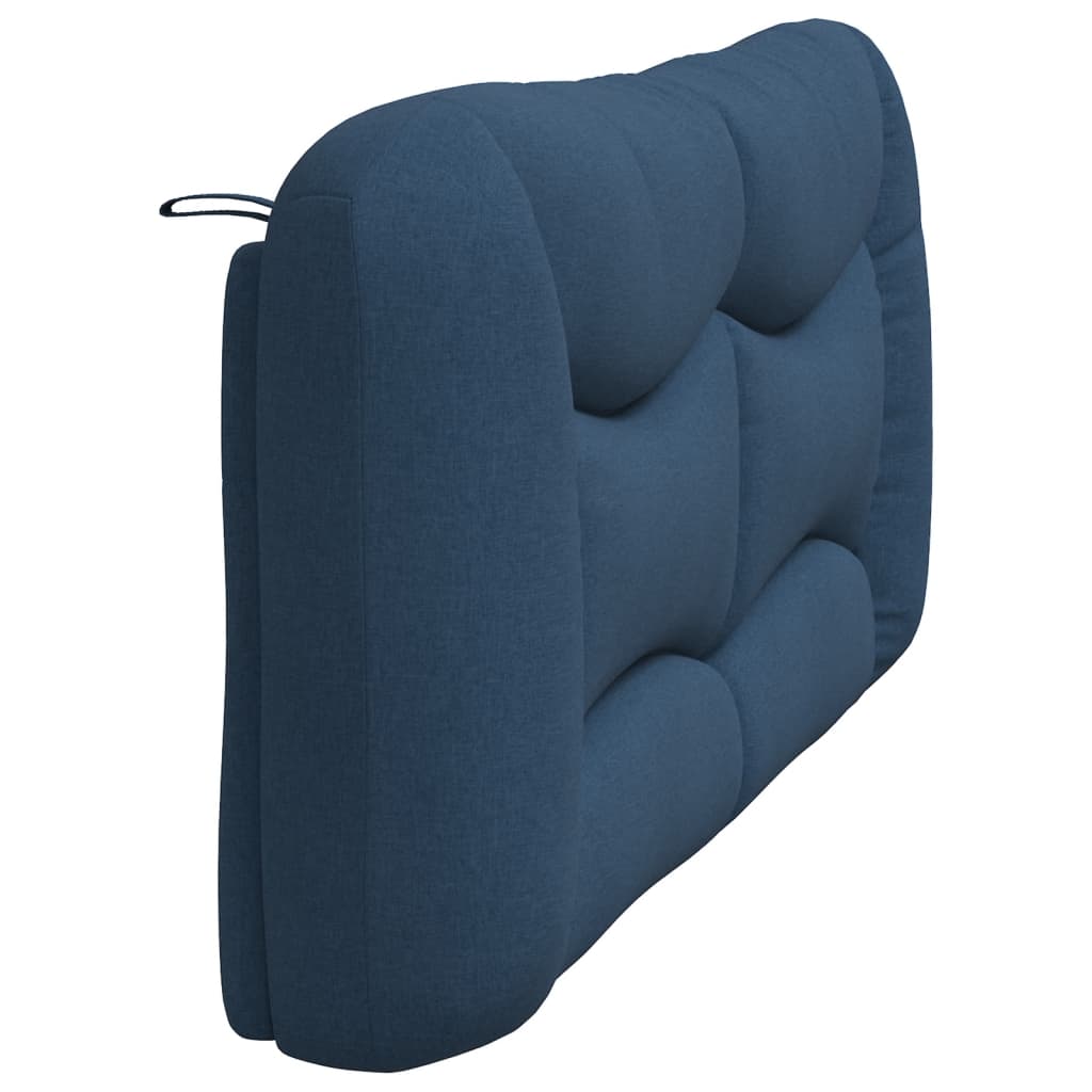 vidaXL Pernă pentru tăblie de pat, albastru, 180 cm, material textil vidaXL Pernă pentru tăblie de pat, albastru, 180 cm, material textil