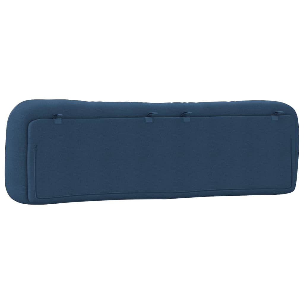 vidaXL Pernă pentru tăblie de pat, albastru, 180 cm, material textil vidaXL Pernă pentru tăblie de pat, albastru, 180 cm, material textil