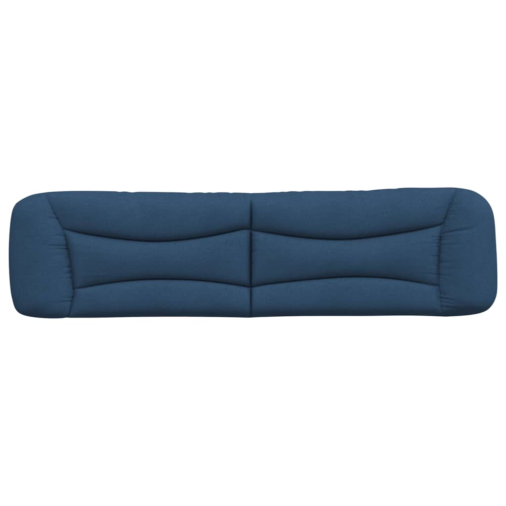 vidaXL Pernă pentru tăblie de pat, albastru, 200 cm, material textil vidaXL Pernă pentru tăblie de pat, albastru, 200 cm, material textil