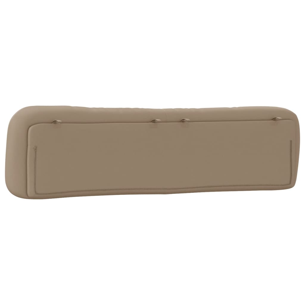 vidaXL Pernă pentru tăblie pat, Hvar, cappuccino, 200 cm, piele artificială