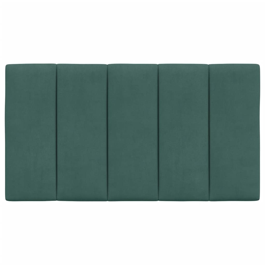 vidaXL Pernă tăblie de pat, Hanko, verde, 80 cm, catifea