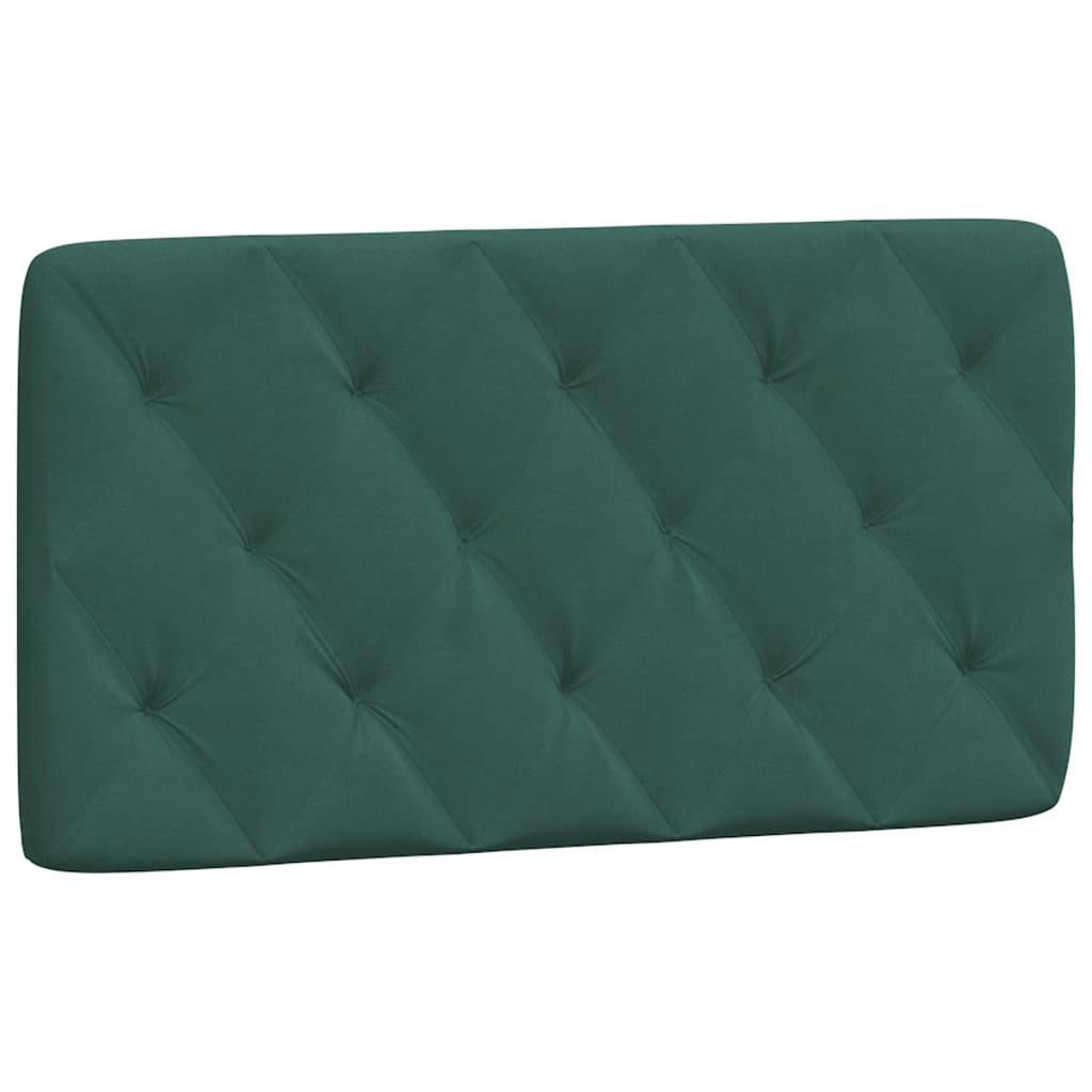 vidaXL Pernă tăblie de pat, verde, 100 cm, catifea