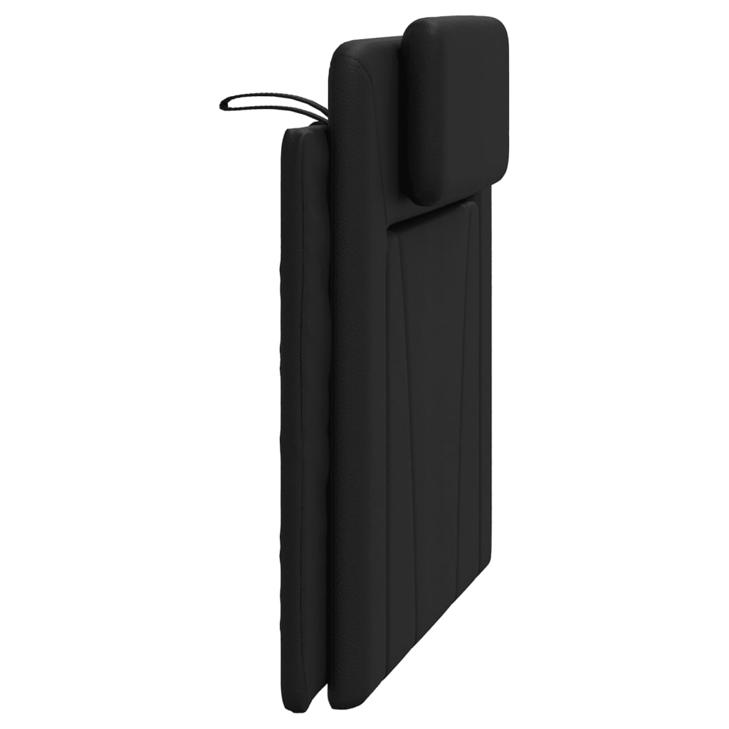vidaXL Pernă pentru tăblie pat, Viana, negru, 100 cm, piele artificială