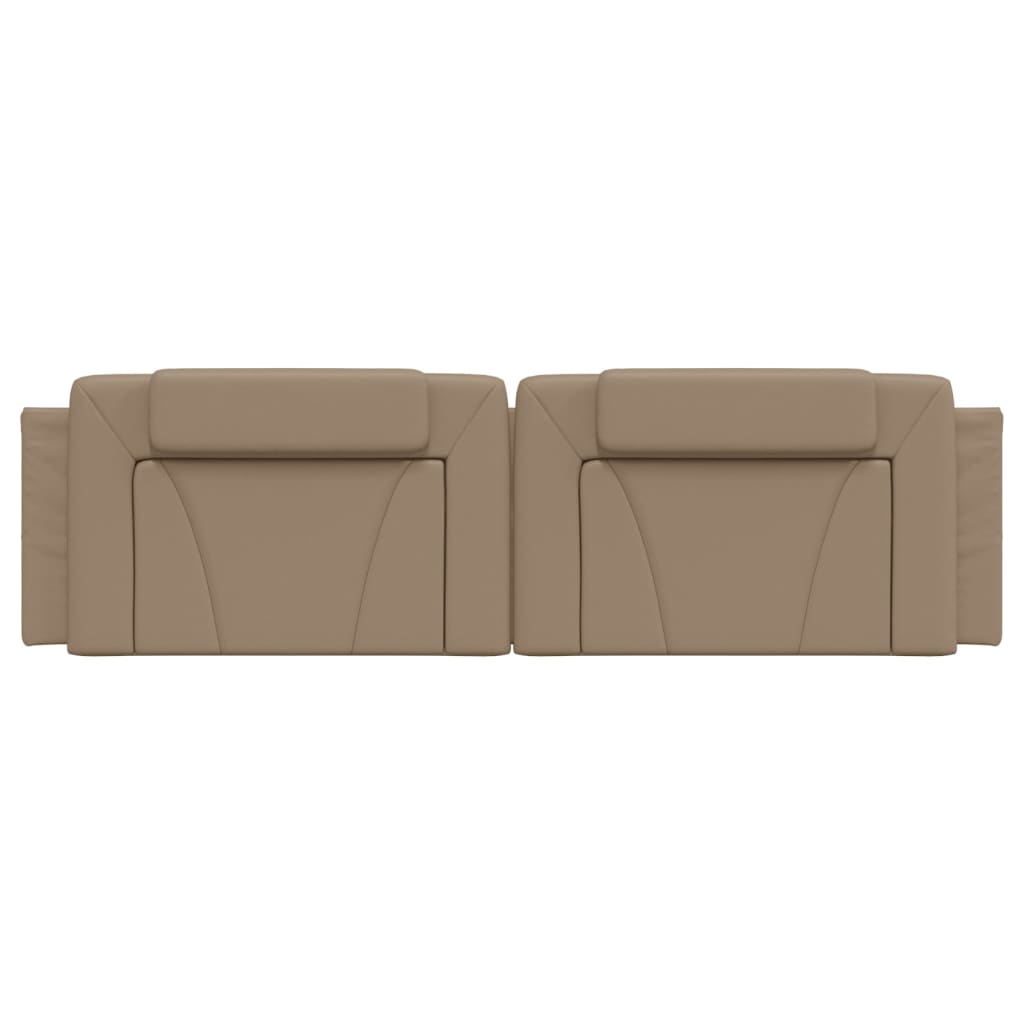 vidaXL Pernă pentru tăblie pat, Viana, cappuccino, 180 cm, piele artificială