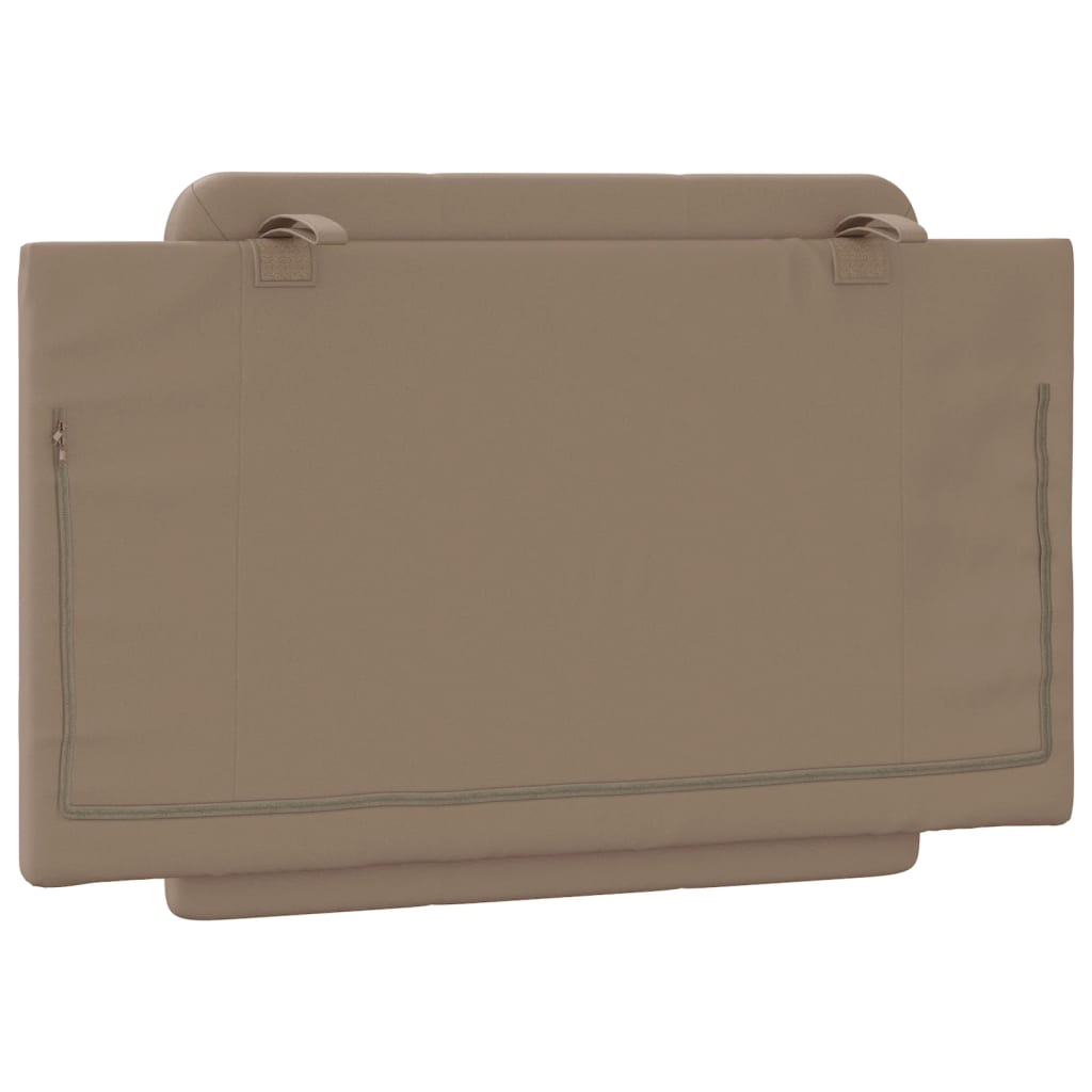 vidaXL Pernă pentru tăblie pat, Zadar, cappuccino, 80 cm, piele artificială