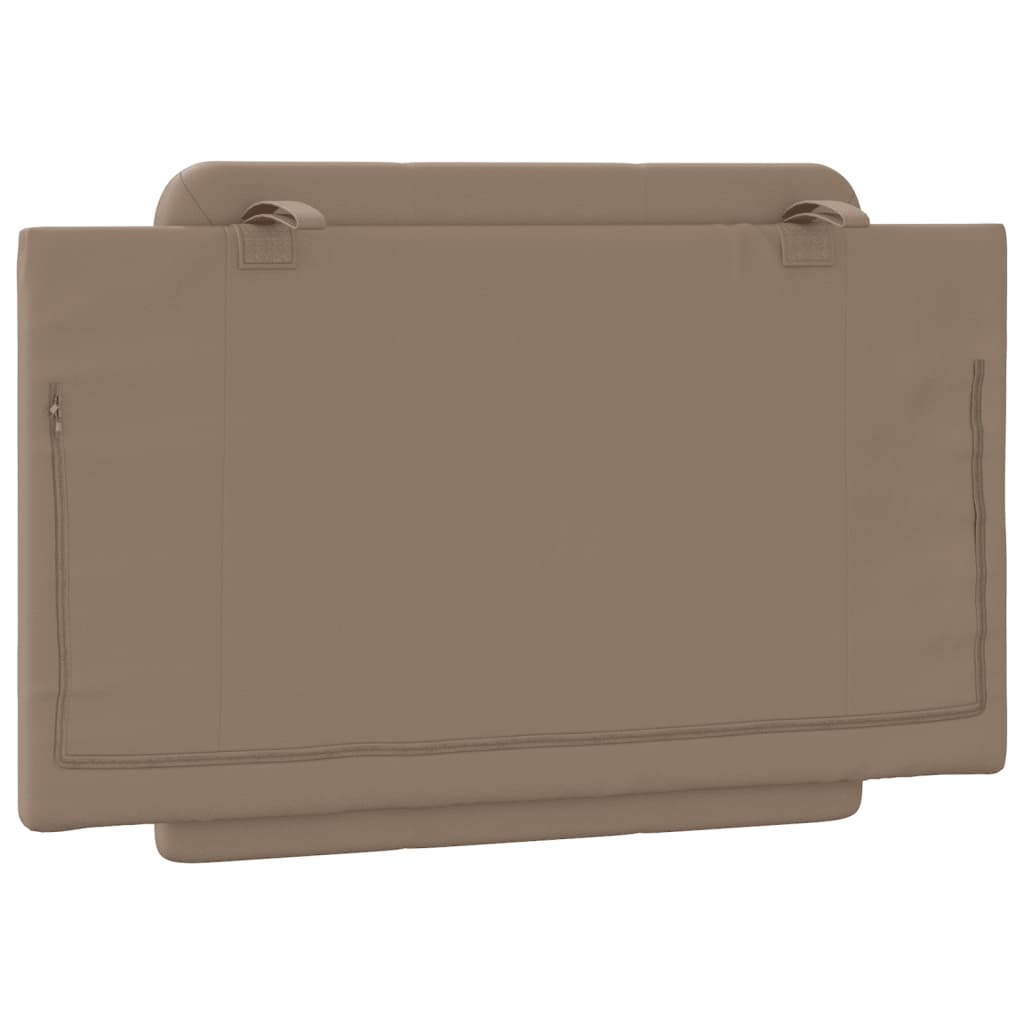 vidaXL Pernă pentru tăblie pat, Zadar, cappuccino, 90 cm, piele artificială