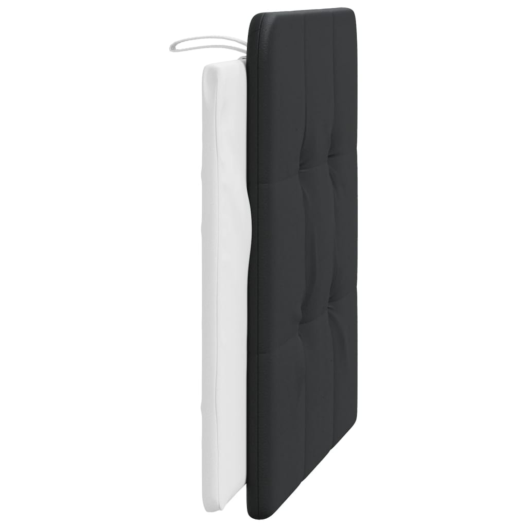 vidaXL Pernă pentru tăblie pat, Zadar, negru și alb, 100cm, piele artificială