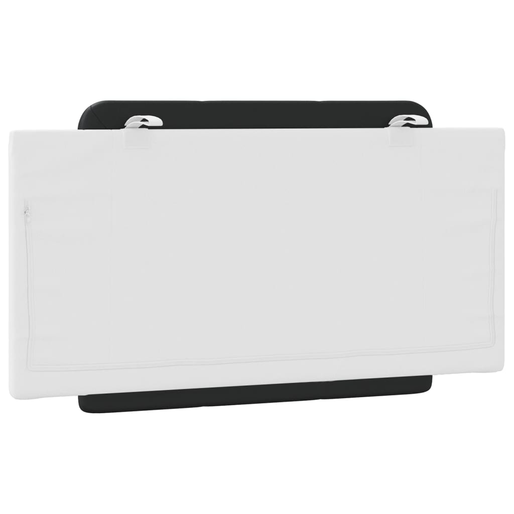 vidaXL Pernă pentru tăblie pat, Zadar, negru și alb, 100cm, piele artificială