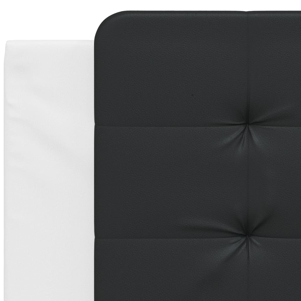 vidaXL Pernă pentru tăblie pat, Zadar, negru și alb, 100cm, piele artificială