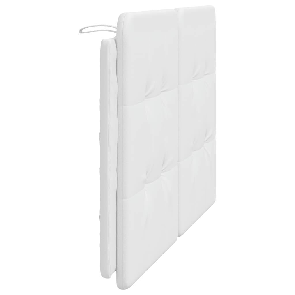 vidaXL Pernă pentru tăblie pat, alb, 140 cm, piele artificială