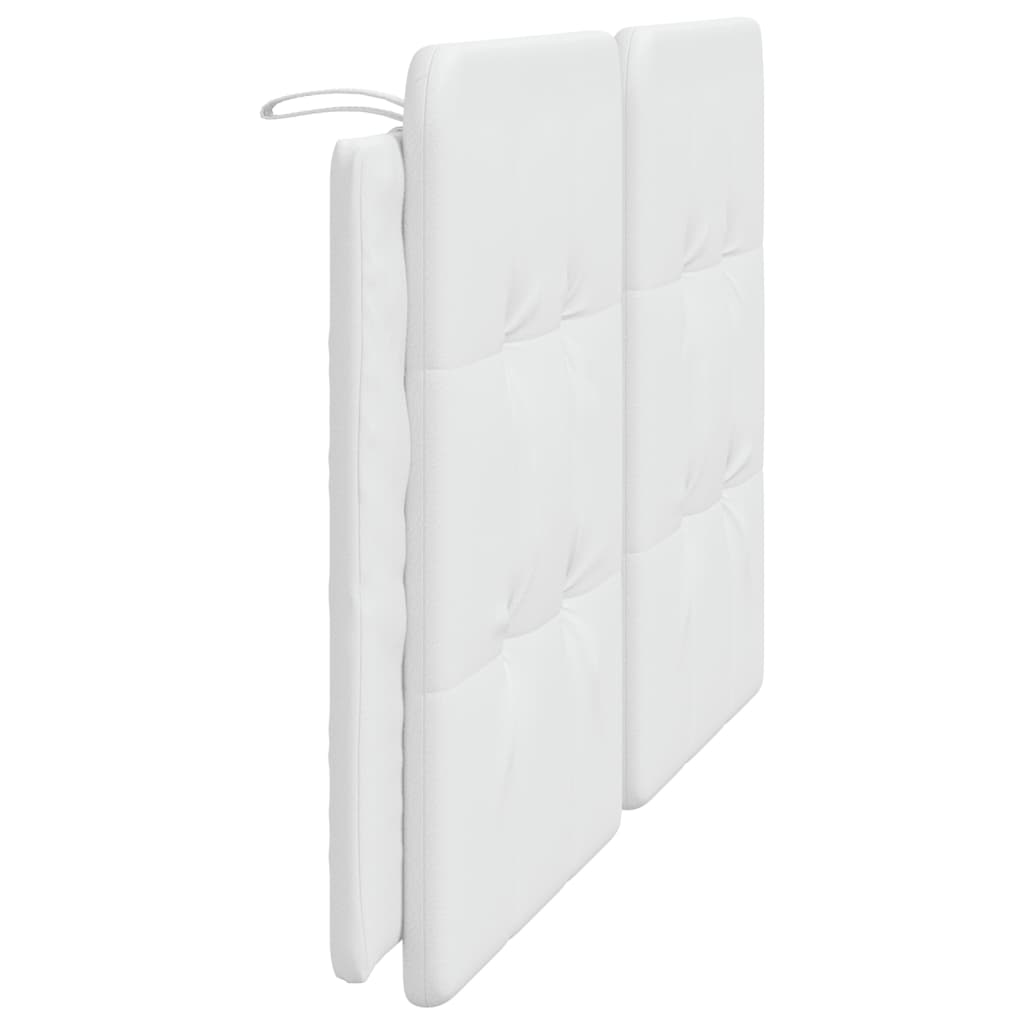 vidaXL Pernă pentru tăblie pat, alb, 160 cm, piele artificială