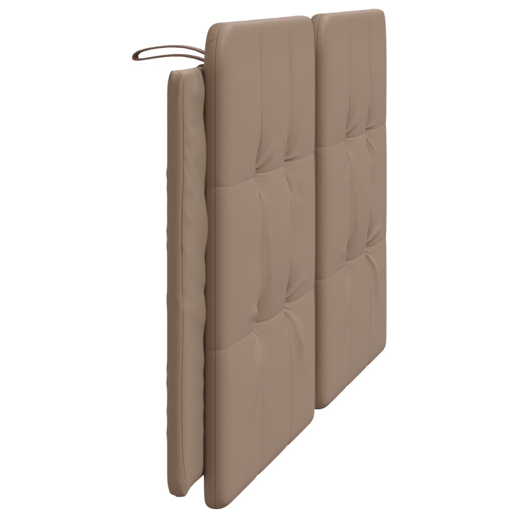 vidaXL Pernă pentru tăblie pat, cappuccino, 160 cm, piele artificială vidaXL Pernă pentru tăblie pat, cappuccino, 160 cm, piele artificială