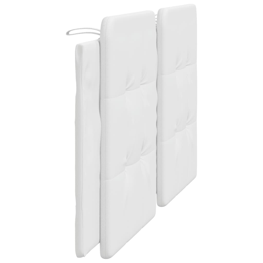 vidaXL Pernă pentru tăblie pat, alb, 180 cm, piele artificială