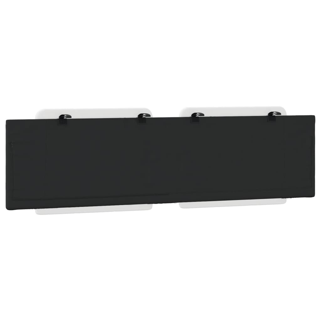 vidaXL Pernă pentru tăblie pat, alb și negru, 180cm, piele artificială vidaXL Pernă pentru tăblie pat, alb și negru, 180cm, piele artificială