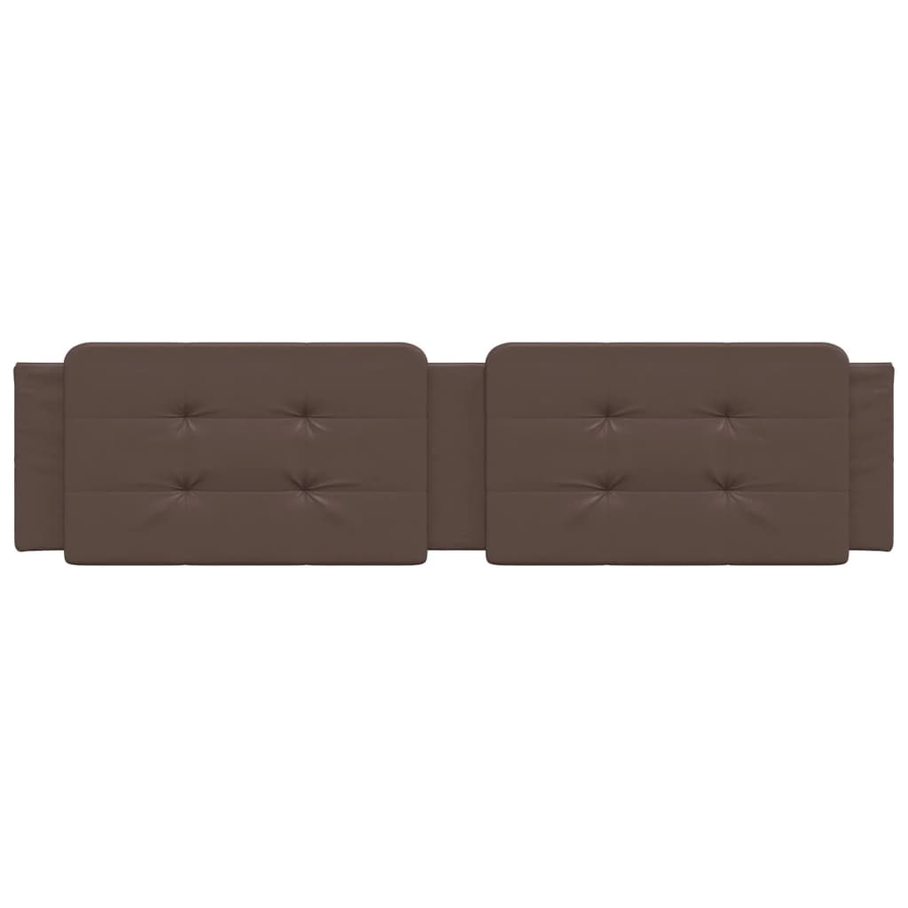 vidaXL Pernă pentru tăblie pat, Zadar, maro, 200 cm, piele artificială