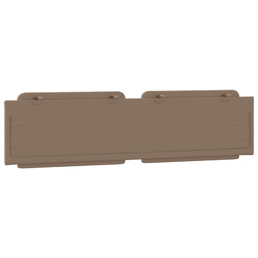 vidaXL Pernă pentru tăblie pat, Zadar, cappuccino, 200 cm, piele artificială