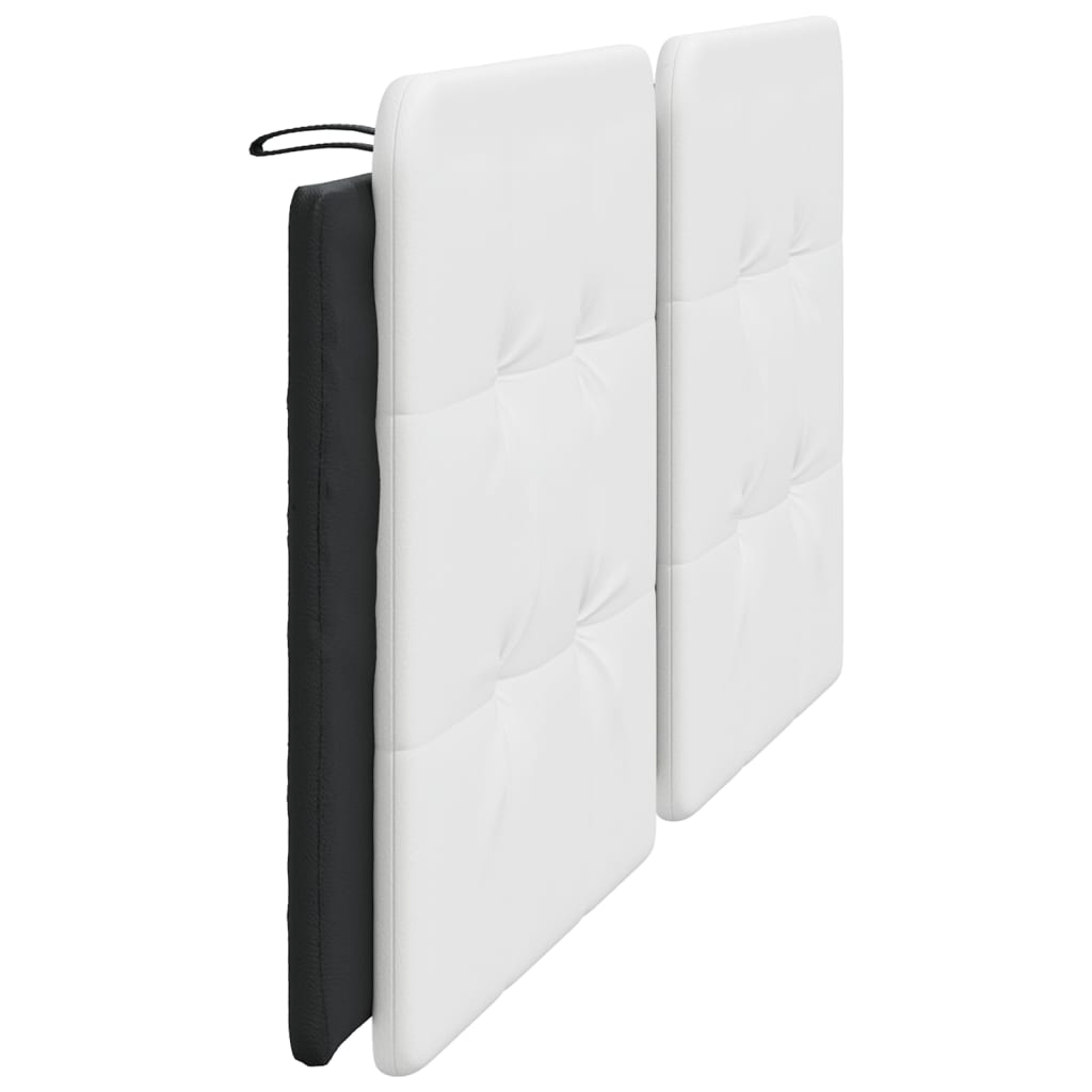 vidaXL Pernă pentru tăblie pat, alb și negru, 200cm, piele artificială vidaXL Pernă pentru tăblie pat, alb și negru, 200cm, piele artificială