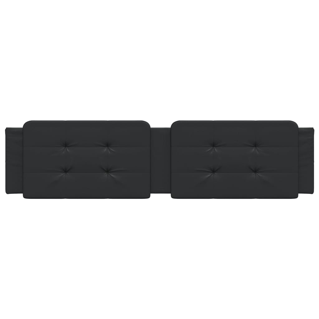 vidaXL Pernă pentru tăblie pat, Zadar, negru, 193 cm, piele artificială