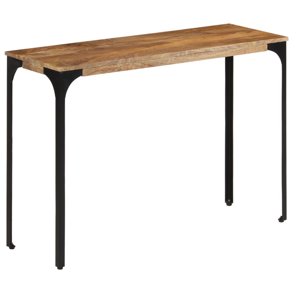 vidaXL Masă Consolă Maro 110x35x76 cm Lemn de Mango și Fier