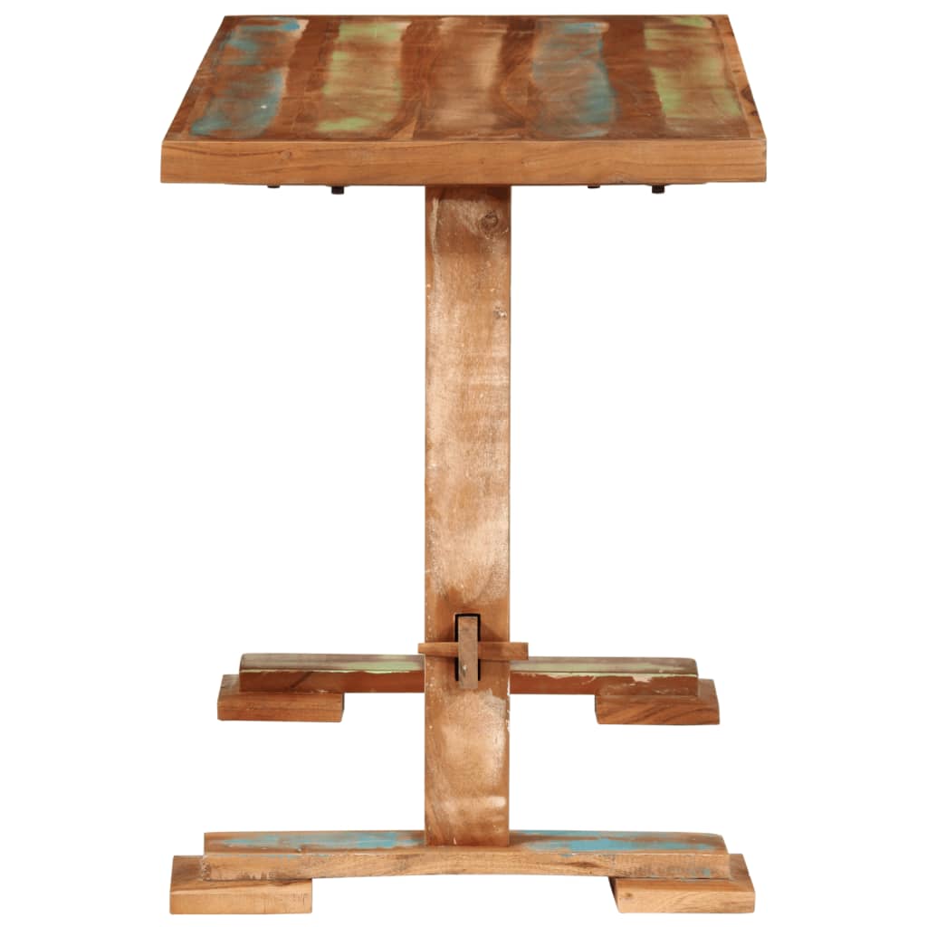 vidaXL Masă de bucătărie, 110x55x78 cm, lemn masiv reciclat